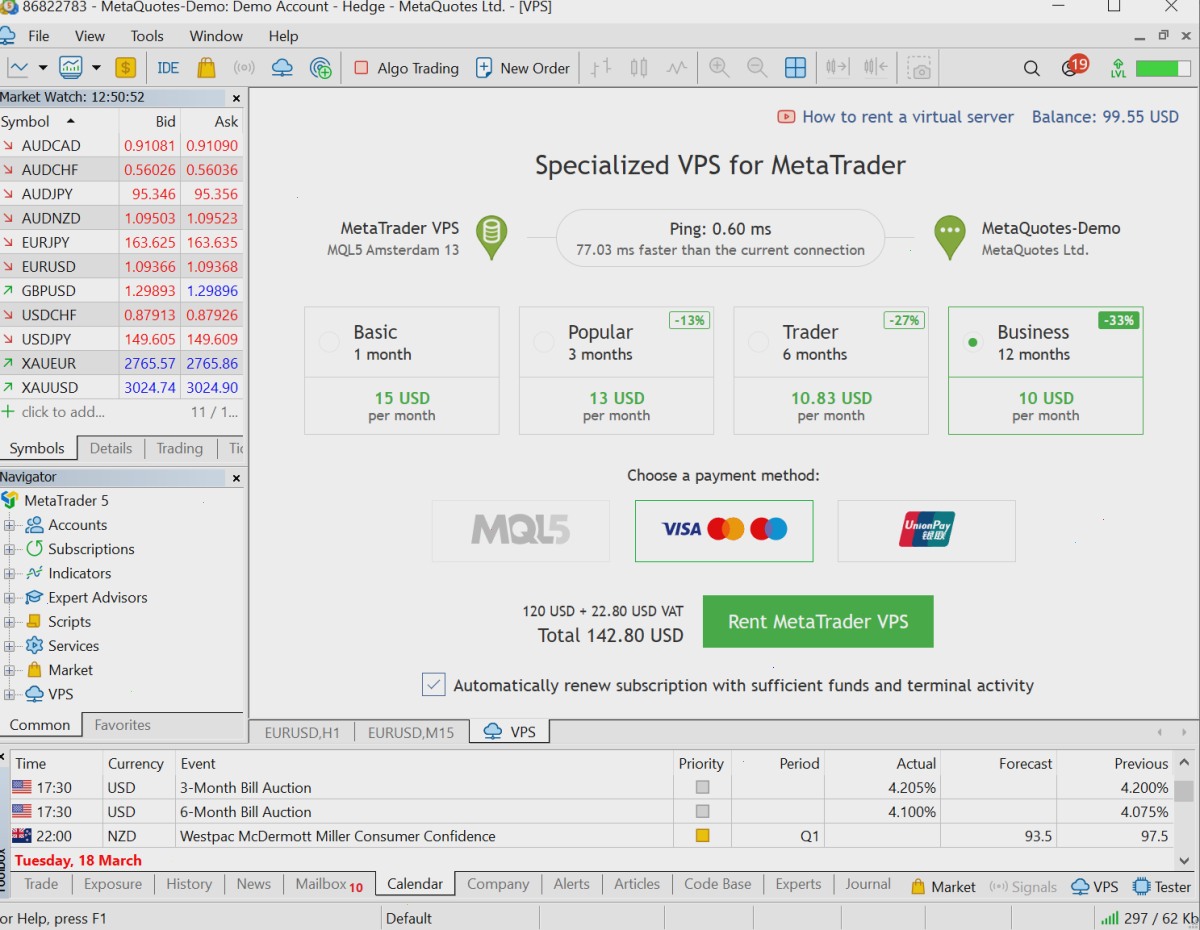 新增了 12 个月 VPS 租赁选项